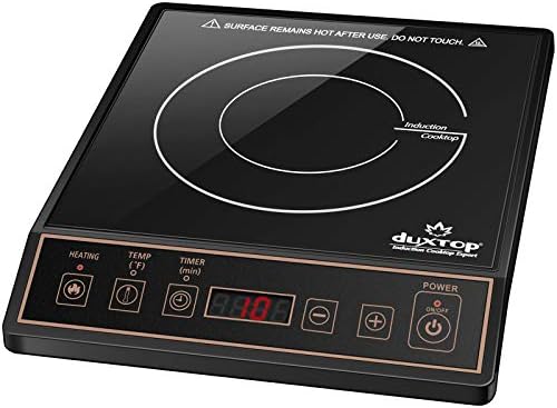 Duxtop 1800W Portable Induction Cooktop Countertop Burner, Gold 9120MC/BT-M20B