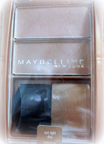 Maybelline ExpertWear Blush Bronzer, Sun Light Duo, 0.10 Oz