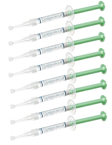 Opalescence 10% Teeth Whitening Kit - Gel Syringes Refills - Low Sensitivy (4 Packs / 8 Units) - Fluoride, Carbamide Peroxide - Made in The USA by Ultradent 5211-4