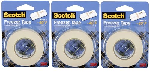 3M 178 ¾" x 1100" Freezer Tape,pack of 3