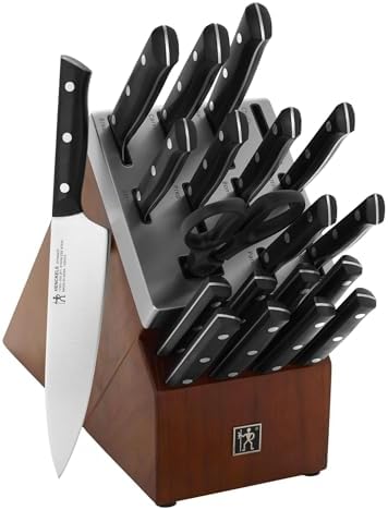 HENCKELS Dynamic Razor-Sharp 20-Piece Knife Set, Chef Knife, Bread Knife, Steak Knife, German Engineered Informed by 100+ Years of Mastery