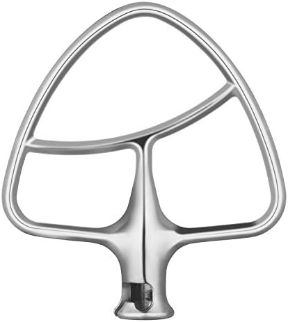 Gvode Stainless Steel Flex Edge Beater for KitchenAid Mixer, Fits Tilt-Head Stand Mixer Bowls for 4.5-5 Quart Bowls, Paddle Attachment for Kitchenaid Mixers, Not Fit for Bowl Lift