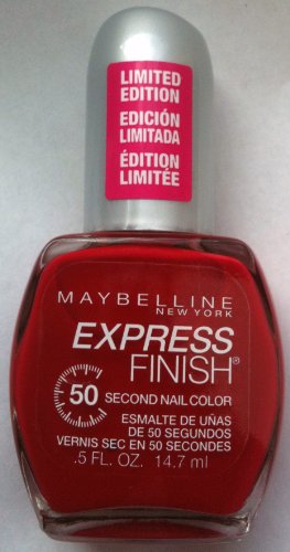 Maybelline New York Express Finish 50 Second Nail Color, Salsa Sun #628