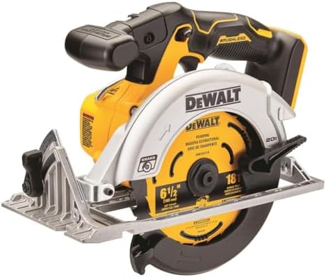 DEWALT 20V MAX* Circular Saw, 6-1/2-Inch, Cordless, Tool Only (DCS565B)