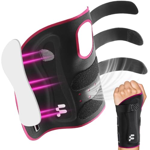 Ultra Thin Carpal Tunnel Wrist Brace - Breathable Yoga Fabric with S-Splints for Pain Relief, Tendonitis, Typing & Sleeping, Injury Recovery (Right Hand, S)