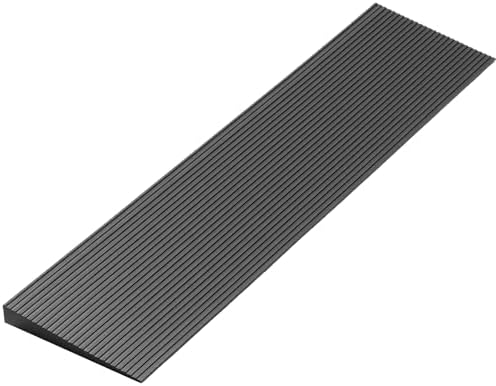 0.8 Rise Ordorless Threshold Ramp Doorway Curb Rampο½ 3000LBS Capacity Mobility Door Ramps for Home Stepsο½Anti-Slip Wheel Chair Ramp for Bike, Scooter, BathroomοΌSweeperοΌ0.8'RiseοΌ