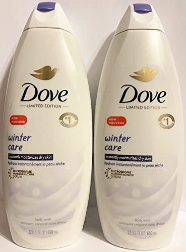 Dove Nourishing Body Wash - Limited Edition Winter Care - Net Wt. 22 FL OZ (650 mL) Per Bottle - Pack of 2 Bottles