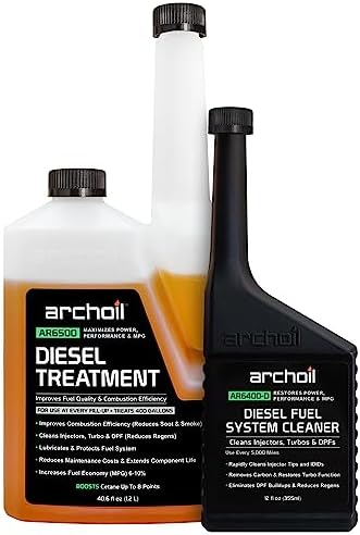 Archoil Diesel Fuel System Kit - AR6500 Diesel Treatment (40.6 oz) + AR6400-D Diesel Fuel System Cleaner