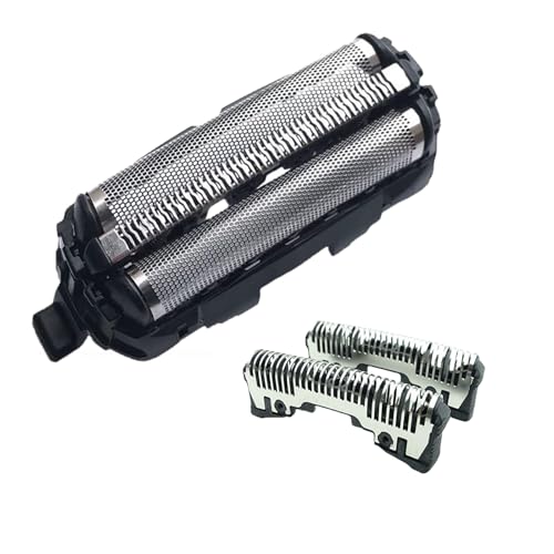 Ruixin Shaver Replacement Heads Consists of a Outer Foil and 2 pcs Inner Blade Sets Compatible with Panasonic ARC3 3-Blade Shavers ES-ST2T ES-LT41 ES-LT71 ES-ST25...