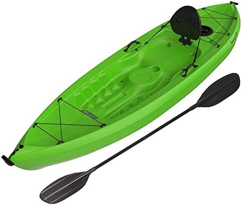 Lifetime Tioga Sit-On-Top Kayak with Paddle, Lime, 120"