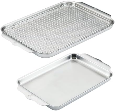 Hestan Provisions OvenBond – 3-Piece Tri-ply Baking Sheet Set – Professional Stainless Steel Bakeware
