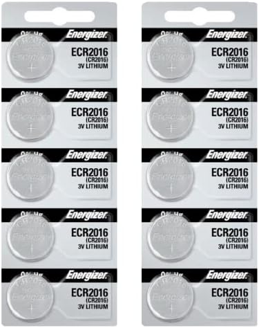 CR2016 Energizer Lithium Batteries (2 packs of 5)