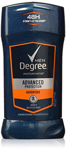 Degree Men MotionSense Antiperspirant Deodorant Adventure 2.7 oz(Pack of 6)