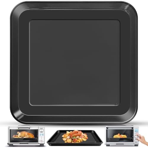 10" × 10" Enamel Baking Pan for Breville Compact Smart Oven,Food Grade Non-stick Toaster Oven Replacement Parts Accessories Compatible with Breville Mini Smart Toaster Oven, Dishwasher Safe