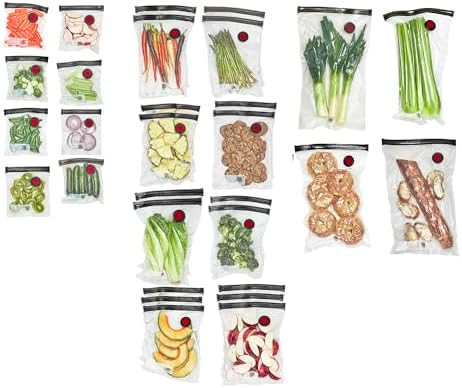 ZWILLING Fresh & Save 30-pc Assorted Sizes Vacuum Sealer Bags, Reusable Sous Vide Bags