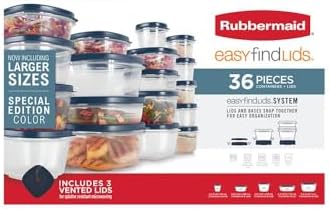 Rubbermaid easyfindLids (36 pieces), Blue