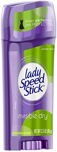 Lady Speed Stick Invisible Dry Powder Fresh Antiperspirant Deodorant, 2.3 Ounce - 12 per case.