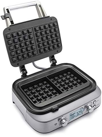 Breville the Smart Pro 2 Slice Waffle Maker, Brushed Stainless Steel