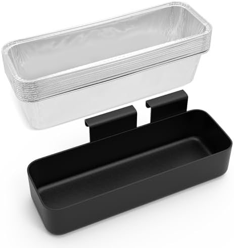Grease Catcher with Aluminum Foil Drip Pan Liners for Camp Chef Griddle Accessories, Drip Tray and Grease Cup Liner(10 Pack) for Camp Chef Stove SG100 SG90 SG14 SG30 SG60 Professional Griddles