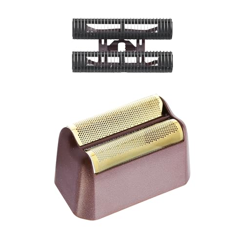 1 Pack Professional 5 Star Series Finale Shaver Replacement Foil and Cutter Bar Assembly Compatible with wahl Shaver Foil 7031-100, 7043-100 Super Close Shaving Replacement Heads,Red