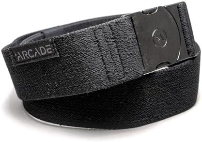Arcade The Original Unisex Adventure Belt, Heavy Duty Elastic Webbing, Non-Metal Travel Friendly Buckle