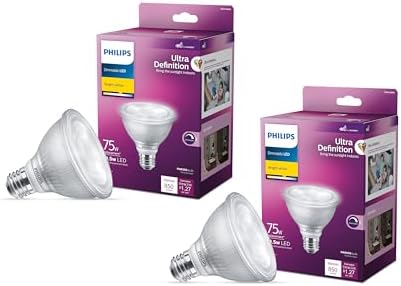 PHILIPS Ultra Definition 75W(Equivalent) PAR30 3000K 2-Pack