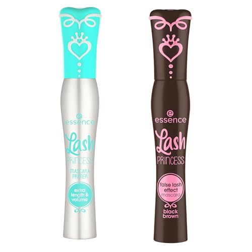 essence Lash Princess Mascara Primer & False Lash Brown Bundle
