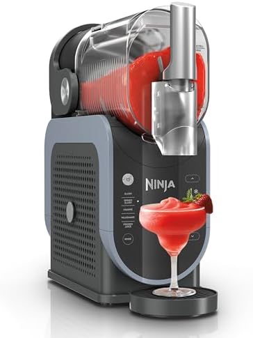 Ninja SLUSHi Professional Frozen Drink Maker with RapidChill Technology, Frozen Drink & Slushie Machine, 5 Preset Programs, Frozen Margaritas, Frappés, and More, Grey, FS301C, (Canadian Version)