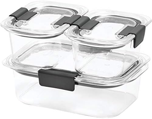Rubbermaid Brilliance Leak-Proof Food Storage Containers with Airtight Lids