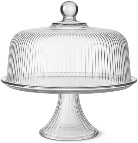 Anchor Hocking Monaco Cake Set, STD, Crystal
