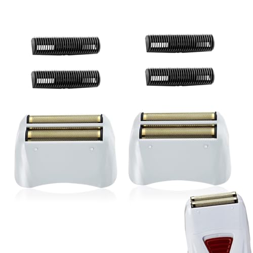 For Andis Foil Shaver Replacement Head for Model TS-1 TS-2 17150 17200 17235 Pro Foil Shaver, Replaces #17155 17160 17280 Shaver (Gold/2Pack)