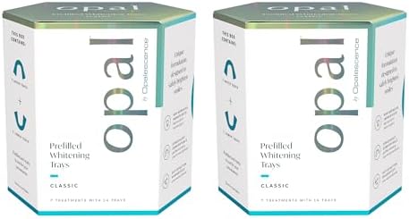 Opalescence Opal Go - Prefilled Teeth Whitening Trays - Classic - (14 Treatments) - Hydrogen Peroxide - Cool Mint - Made by Ultradent. Op-Tr-Clas-5527-2