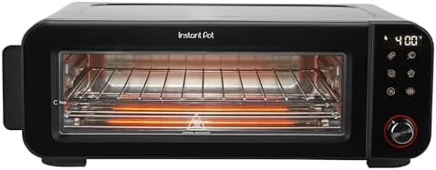 Instant Pot No Preheat Required* 6-in-1 Pizza and Toaster Oven with InstantHeat Technology, Fits a 12" Fresh or Frozen Pizza, Bake, Toast, Broil, & Reheat