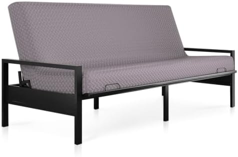 Milliard Memory Foam Futon Mattress – Full Size (Frame Not Included) (Grey)