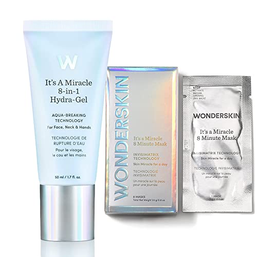 Wonderskin IT'S A MIRACLE 8-in-1 Hydra Gel IT'S A MIRACLE 8 Minute Mask Bundle