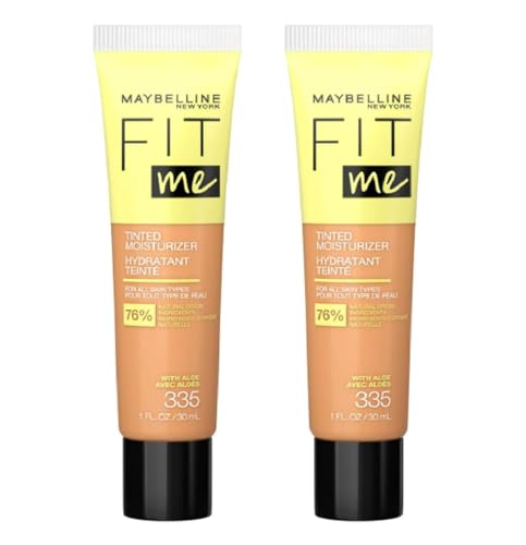 MAYBELLINE Pack of 2 New York Fit Me Tinted Moisturizer, 335