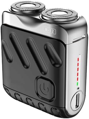 DONGKER Luggage Electric Shaver,Wet & Dry Dual Use Mini Electric Shaver Rechargeable Equipped with 300mAh Battery for Father's Day Home Travel Car Office