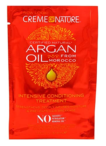 Creme Of Nature Packettes Argan Oil Treatment1.75 Ounce(12 Pieces) (51ml)