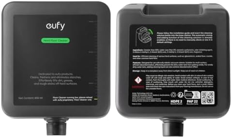 eufy Hard Floor Cleaner for Omni S1 Pro/S1, Safe and Gentle for Hand, Automatically Mix Without Manual Dilution, 600ml