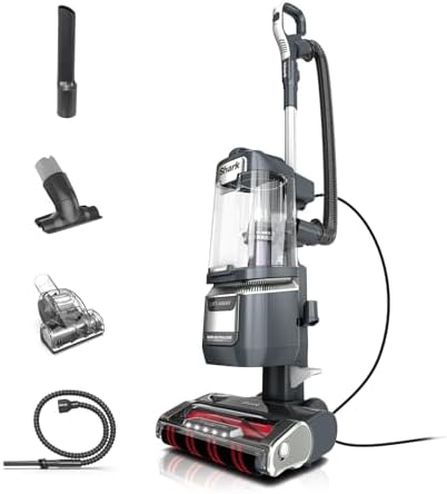 Shark Rotator Pet Pro Lift-Away ADV Upright Vacuum with HEPA Filter, DuoClean PowerFins HairPro and Odor Neutralizer Technology, Pet Hair Pickup, For Carpets & Hardfloors, Dark Grey, LA555
