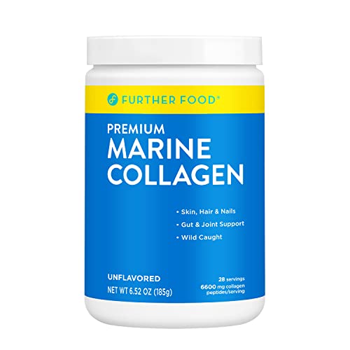 Further Food Premium Marine Collagen Peptides | Wild-Caught, Keto Protein Powder | Hydrolyzed Collagen Powder for Hair, Skin, Nails, Bones & Joints…