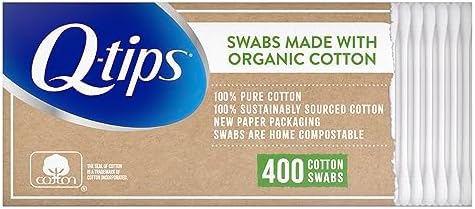 Q-Tips Cotton Swabs Organic Pack - 400ct