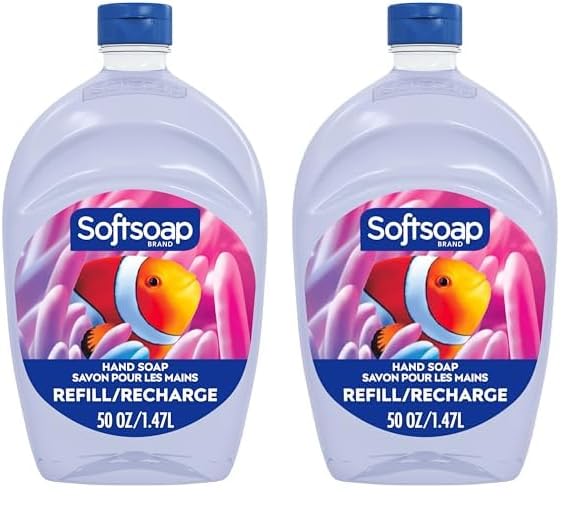 Softsoap Liquid Hand Soap Refill, Aquarium Series - 50 Fluid Ounce (Pack of 2)