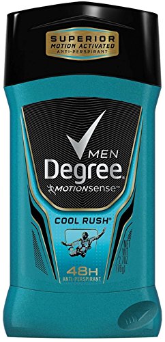 Degree Men Dry Protection Antiperspirant Deodorant Cool Rush 2.7 oz (Pack of 11)