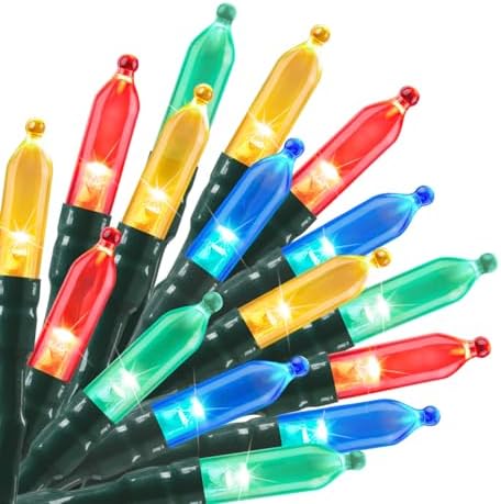 Battery Operated Christmas String Lights, 8ft 20 LED Mini Lights with Timer, Christmas Tree Lights for Indoor Outdoor Bedroom Wedding Party Holiday Xmas DecorationοΌMulticolor