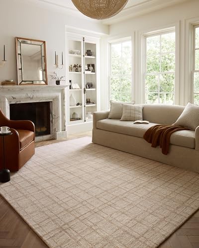 Loloi Chris Loves Julia Polly Collection POL-10 Khaki/Sand 5'-0" x 7'-6" Area Rug