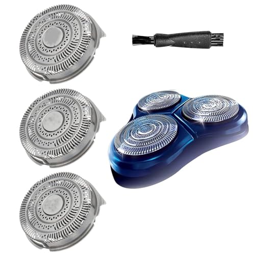 HQ9 Replacement Heads Blades Compatible with Phillip HQ9 Shaver, HQ9 Razor Heads Shaving Blades Compatible with Noreclo Razor Speedxl Series HQ9070 HQ9080 HQ8240/8260 PT920 8140XL 8150XL