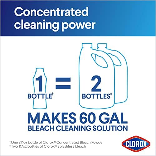 CLOROX Concentrated Bleach Powder, 21.1 oz