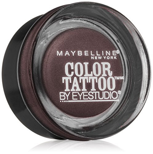 Maybelline Eyestudio ColorTattoo Leather 24HR Cream Eyeshadow, Vintage Plum, 0.14 oz.