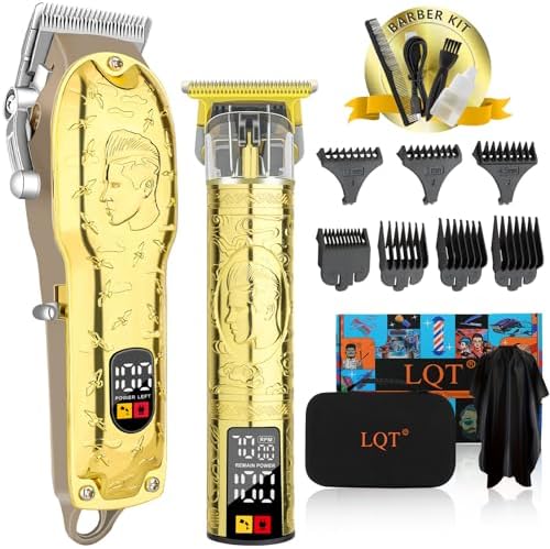 Rechargeable Hair Clipper for Men - Cordless Grooming Tool with Long-Lasting Battery, LED Display, Precision Durable Blades, Low Noise Trimmer, Perfect for Beard and Hair Grooming (Boy)